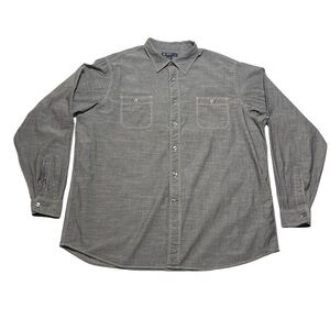 Cremieux Classics Long Sleeves Gray Button Down Shirt Men’s Size 2X